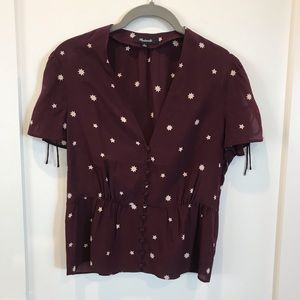 Madewell Silk Star Top